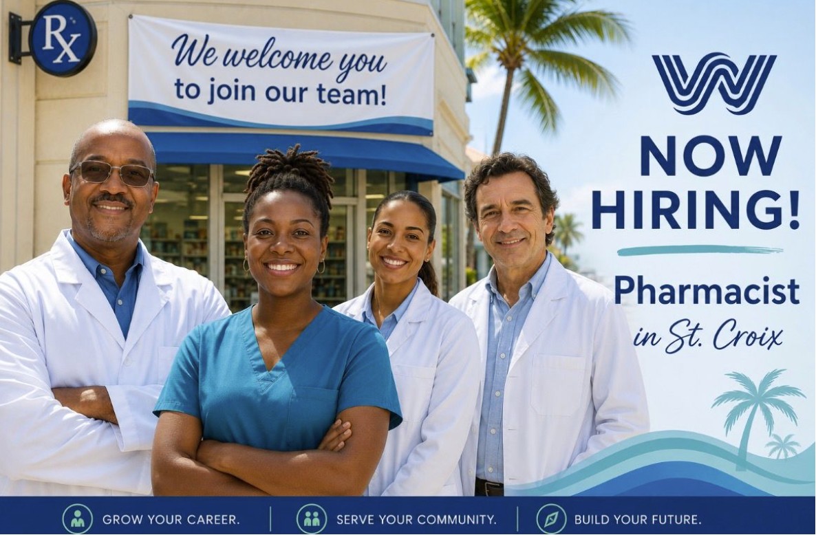 Wave Consulting Solutions flyer: Now hiring a Pharmacist in St. Croix